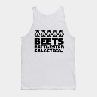 Bears Beets Battlestar Galactica Tank Top